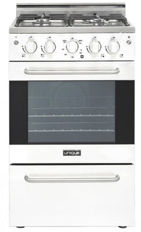 Prestige by Unique 20″ Convection Gas Range - UGP-20V PC1 W | Cuisinière à gaz Prestige par Unique de 20 po à convection - UGP-20V PC1 W | D79G98QQ