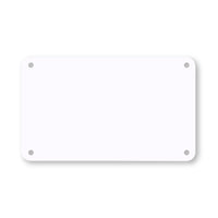 Profboard Sheets Series 1000 White - 30cm X 50cm X 0.5cm | Feuille de découpe Profboard de série 1000 blanche - 30 cm X 50 cm X 0,5 cm | D48GN5UJ