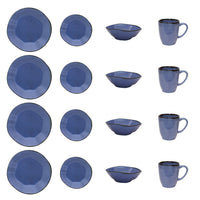 Ryo 16-Piece Dinnerware Set - Blue | Service de vaisselle Ryo 16 pièces - bleu | D87EE3SE