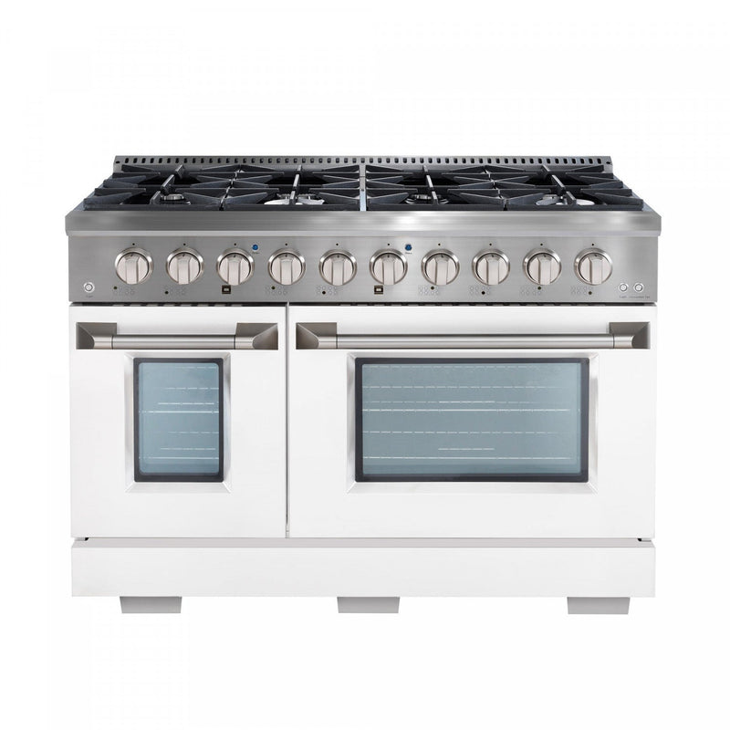 Ancona 6.7 Cu. Ft. Dual Fuel Double Oven Convection Range - AN-2348SSWHT | Cuisinière hybride Ancona de 6,7 pi³ à convection à double four - AN-2348SSWHT | D77GENRL