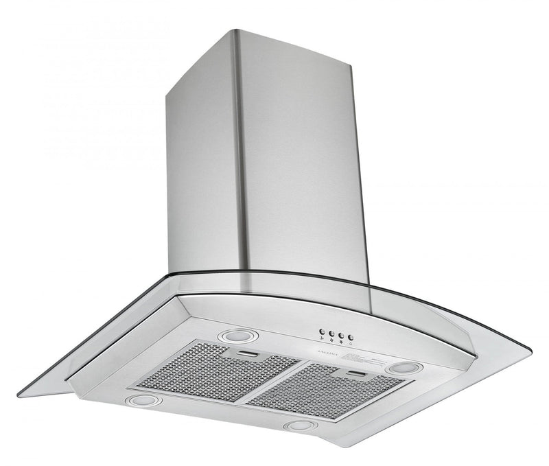 Ancona IGCC630 30" Island Glass Stainless Steel Range Hood - AN-1404 | Hotte de cuisinière pour îlot Ancona IGCC630 de 30 po en verre et en acier inoxydable - AN-1404 | D77GHUYP