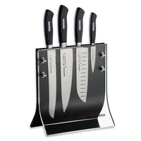 F. Dick Activecut Acrylic Knife Block - Set of 4 | Bloc à couteaux en acrylique Activecut de F. Dick - ensemble de 4 | D48GY0OB