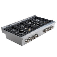 Ancona 48" Commercial Style Slide-In Gas Cooktop - AN-2162 | Surface de cuisson à gaz encastrée Ancona de 48 po de style commercial - AN-2162 | D77GO3FI