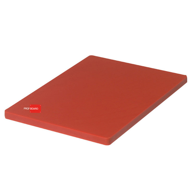 Profboard Choppingboard No Juicegroove Red - 32.5cmx 53cm X 3.8cm | Planche à hacher sans rainure à jus Profboard rouge - 32,5 cm X 53 cm X 3,8 cm | D48GNIIR