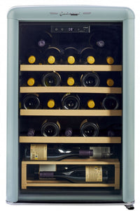 Classic Retro by Unique 28-Bottle Wine Refrigerator - UGP-125CR WF T | Réfrigérateur à vin Classic Rétro par Unique de 28 bouteilles - UGP-125CR WF T | D79G7X1T