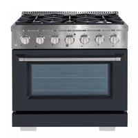 Ancona 5.2 Cu. Ft. Dual Fuel Convection Range - AN-2336SSBK | Cuisinière hybride Ancona de 5,2 pi³ à convection - AN-2336SSBK | D77GVKJ2