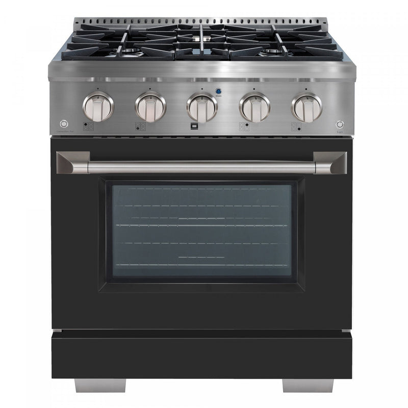 Ancona 4.2 Cu. Ft. Dual Fuel Convection Range - AN-2330SSBK | Cuisinière hybride Ancona de 4,2 pi³ à convection - AN-2330SSBK | D77G57WG