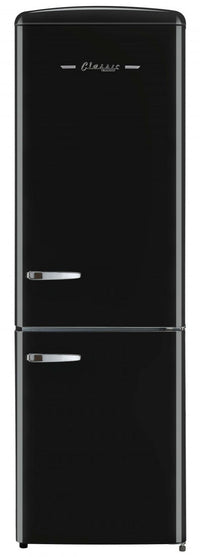 Classic Retro by Unique 12 Cu. Ft. Frost-Free Bottom Freezer Refrigerator - UGP-330L B AC | Réfrigérateur Classic Rétro par Unique de 12 pi³ à congélateur inférieur sans givre - UGP-330L B AC | D79G3UK7