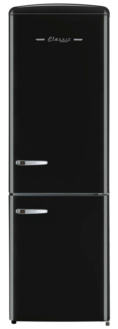 Classic Retro by Unique 12 Cu. Ft. Frost-Free Bottom Freezer Refrigerator - UGP-330L B AC | Réfrigérateur Classic Rétro par Unique de 12 pi³ à congélateur inférieur sans givre - UGP-330L B AC | D79G3UK7