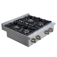 Ancona 30" Commercial Style Slide-In Gas Cooktop - AN-2160 | Surface de cuisson à gaz encastrée Ancona de 30 po de style commercial - AN-2160 | D77GAO24
