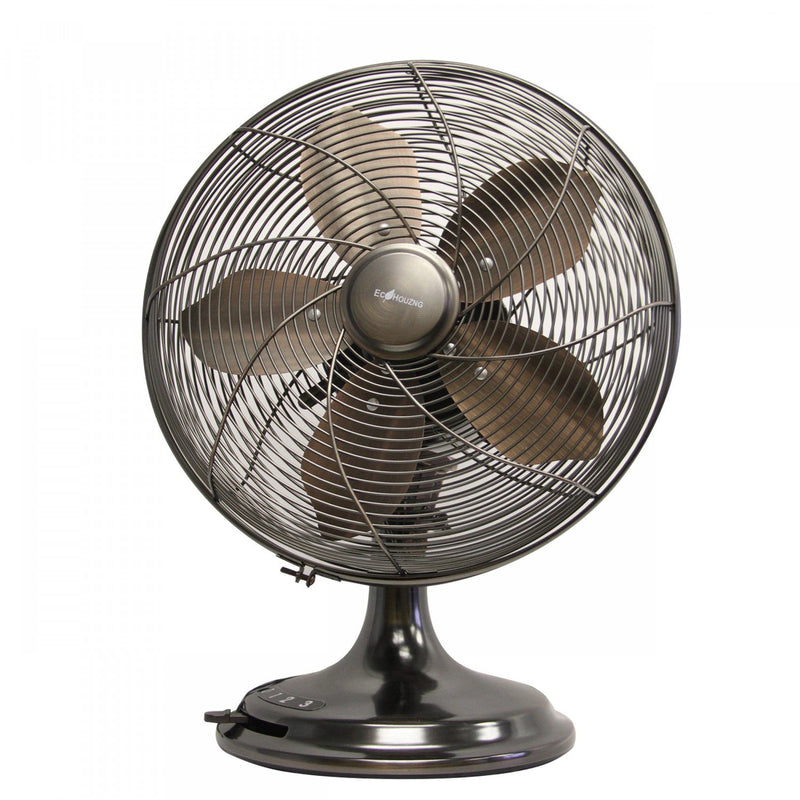 Ecohouzng 12 Inch Retro Desk Fan |Ventilateur de bureau rétro Ecohouzng de 12 po