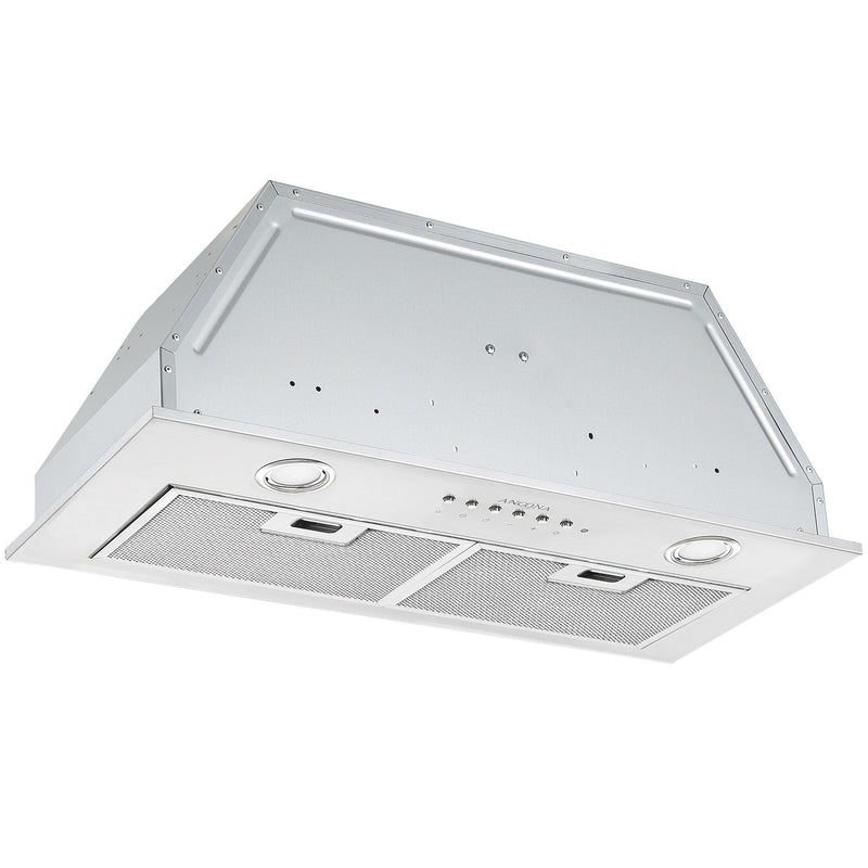 Ancona BNL430 28" Built-In Ducted Range Hood with Night Light - AN-1316 | Hotte de cuisinière encastrée à conduit BNL430 d’Ancona de 28 po avec veilleuse - AN-1316 | D77GHV6M