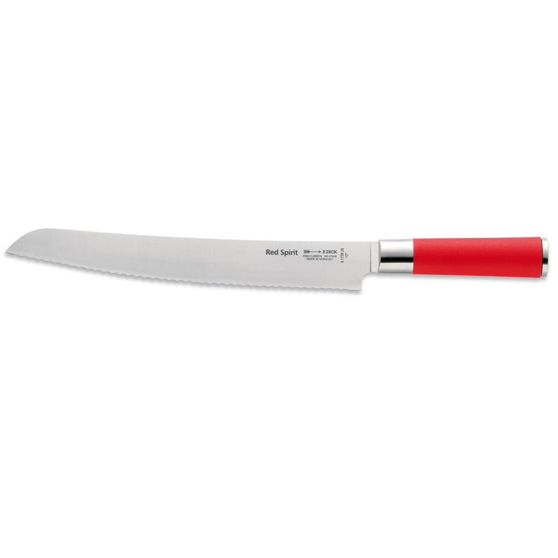 F. Dick 10-inch Spirit Bread Knife Serrated - Red | Couteau à pain dentelé Spirit de F. Dick de 10 po - rouge | D48GU0KQ