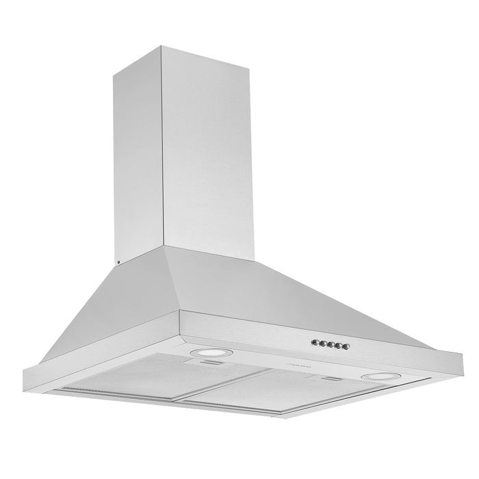 Ancona 24" Convertible Wall Mount Pyramid Range Hood - AN-1582 | Hotte de cuisinière murale de style pyramidal convertible Ancona de 24 po - AN-1582 | D77GSP1N