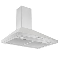 Ancona 30" Convertible Wall-Mounted Pyramid Range Hood - AN-1136 | Hotte de cuisinière murale de style pyramidal convertible Ancona de 30 po - AN-1136 | D77GKXMW
