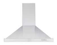 Ancona WRRV430 30" Rear-Vented Wall Mount Pyramid Range Hood - AN-1595 | Hotte de cuisinière murale de style pyramidal Ancona de 30 po à ventilation arrière - AN-1595 | D77GFH8I