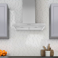 Ancona 30" Convertible Wall-Mounted Rectangular Range Hood - AN-1159 | Hotte de cuisinière murale rectangulaire convertible Ancona de 30 po - AN-1159 | D77G8T3R