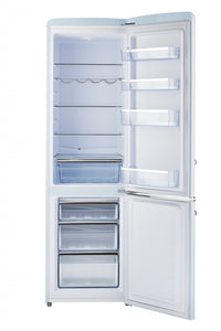 Classic Retro by Unique 9 Cu. Ft. Bottom Freezer Refrigerator - UGP-275L LB AC | Réfrigérateur Classic Rétro par Unique de 9 pi³ à congélateur inférieur - UGP-275L LB AC | D79GF1OV