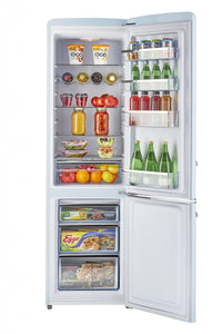Classic Retro by Unique 9 Cu. Ft. Bottom Freezer Refrigerator - UGP-275L LB AC | Réfrigérateur Classic Rétro par Unique de 9 pi³ à congélateur inférieur - UGP-275L LB AC | D79GF1OV