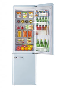 Classic Retro by Unique 9 Cu. Ft. Bottom Freezer Refrigerator - UGP-275L LB AC | Réfrigérateur Classic Rétro par Unique de 9 pi³ à congélateur inférieur - UGP-275L LB AC | D79GF1OV