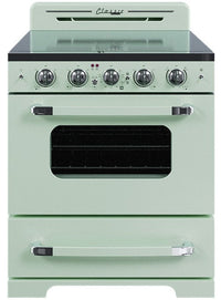 Classic Retro By Unique 30" Convection Electric Range - UGP-30CR EC LG | Cuisinière électrique  Classic Rétro par Unique de 30 po à convection - UGP-30CR EC LG | D79GIG4F