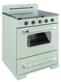 Classic Retro By Unique 30" Convection Electric Range - UGP-30CR EC LG | Cuisinière électrique  Classic Rétro par Unique de 30 po à convection - UGP-30CR EC LG | D79GIG4F