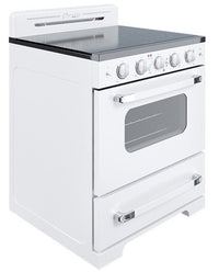 Classic Retro By Unique 30" Convection Electric Range - UGP-30CR EC W | Cuisinière électrique  Classic Rétro par Unique de 30 po à convection - UGP-30CR EC W | D79GIEEJ