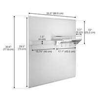 Ancona 36" Stainless Steel Backsplash - PBS-1246 | Dosseret Ancona de 36 po en acier inoxydable - PBS-1246 | D77G7136