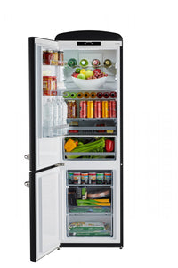 iio 12 Cu. Ft. Bottom-Freezer Retro Refrigerator - CRBR-2412ioBL | Réfrigérateur rétro iio de 12 pi³ à congélateur inférieur - CRBR-2412ioBL | D70HMY48