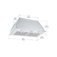 Ancona B328D 28" Built-In Ducted Range Hood - AN-1320 | Hotte de cuisinière encastrée à conduit B328D d’Ancona de 28 po - AN-1320 | D77GCNNW
