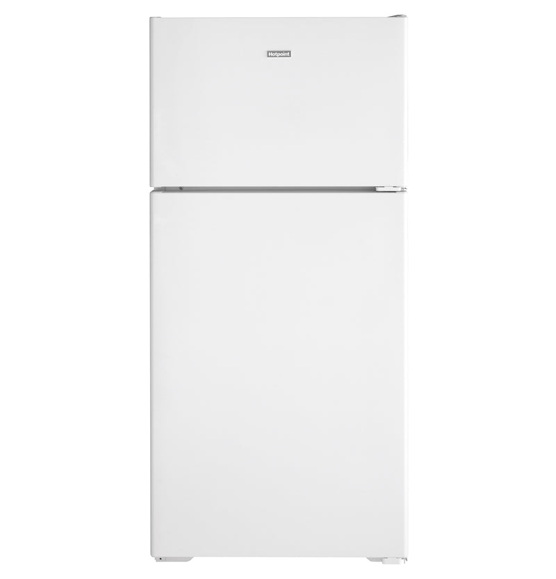 HOTPOINT by GE 16 CU.FT POCKET HANDLE FRIDGE WHITE 61 1/4" X 28" RIGHT-HPE16BTR | HPE16BTNRWW