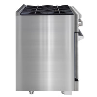 Ancona Dual Fuel 36" Stainless Freestanding Range - AN-2336SS | Cuisinière hybride amovible Ancona de 36 po en acier inoxydable - AN-2336SS | D77G4CV8