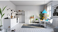 iio 11 Cu. Ft. Bottom-Freezer Retro Refrigerator - ALBR1372WW-R | Réfrigérateur rétro iio de 11 pi³ à congélateur inférieur - ALBR1372WW-R | D70HS46D