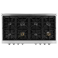 Ancona 48" Commercial Style Slide-In Gas Cooktop - AN-2162 | Surface de cuisson à gaz encastrée Ancona de 48 po de style commercial - AN-2162 | D77GO3FI