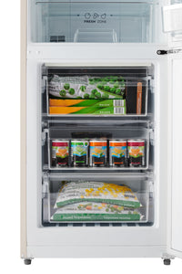 iio 11 Cu. Ft. Bottom-Freezer Retro Refrigerator - ALBR1372W-R | Réfrigérateur rétro iio de 11 pi³ à congélateur inférieur - ALBR1372W-R | D70HCD7B