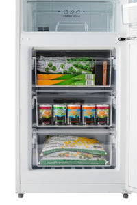 iio 11 Cu. Ft. Bottom-Freezer Retro Refrigerator - ALBR1372WW-R | Réfrigérateur rétro iio de 11 pi³ à congélateur inférieur - ALBR1372WW-R | D70HS46D