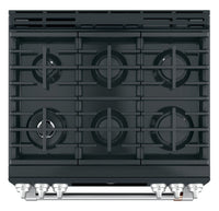 Café Slide-In Gas Range with Convection - CCGS700P3MD1 - Gas Range in Matte Black