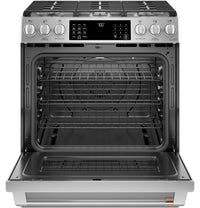 Café Slide-In Gas Range with Convection - CCGS700P2MS1 - Gas Range in Stainless Steel