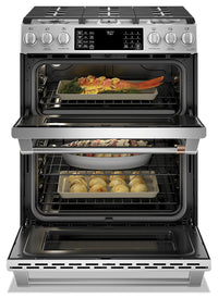 Café Slide-In Double-Oven Gas Range with Convection - CCGS750P2MS1 - Gas Range in Stainless Steel