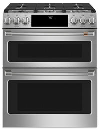 Café Slide-In Double-Oven Gas Range with Convection - CCGS750P2MS1 - Gas Range in Stainless Steel