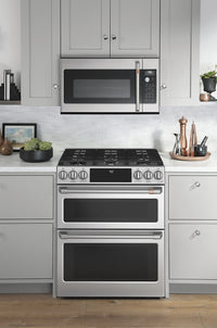 Café Slide-In Double-Oven Gas Range with Convection - CCGS750P2MS1 - Gas Range in Stainless Steel