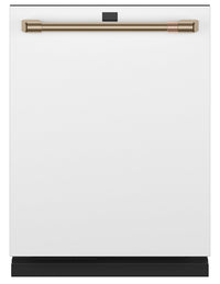 Café Built-In Dishwasher with Hidden Controls - CDT875P4NW2 - Dishwasher in Matte White