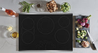 Café 30" Electric Cooktop - CEP90302NSS - Electric Cooktop in Black on Stainless