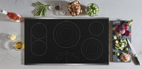 Café 36" Electric Cooktop - CEP90362NSS - Electric Cooktop in Black on Stainless