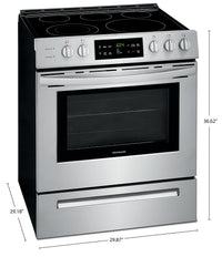 Frigidaire 5.0 Cu. Ft. Front-Control Freestanding Electric Range – CFEH3054US - Electric Range in Stainless Steel