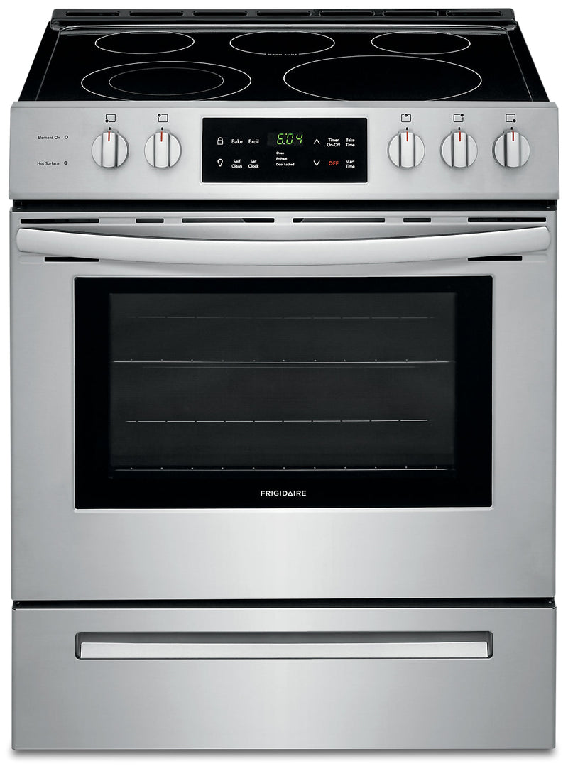 Frigidaire 5.0 Cu. Ft. Front-Control Freestanding Electric Range – CFEH3054US - Electric Range in Stainless Steel
