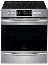 Frigidaire Gallery 5.4 Cu. Ft. Front-Control Convection Range with Air Fry - CGEH3047VF - Electric Range in Stainless Steel