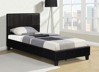 Chase Twin Bed – Brown|Lit simple Chase – brun|CHASBTBD