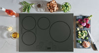 Café 30" Touch Control Induction Cooktop - CHP95302MSS - Electric Cooktop in Flagstone Grey