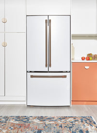 Café 27.8 Cu. Ft. 4-Door French-Door Refrigerator - CVE28DP4NW2 | Réfrigérateur à 4 portes Cafe de 27,8 pi³ à portes françaises – CVE28DP4NW2 | CVE28DPW